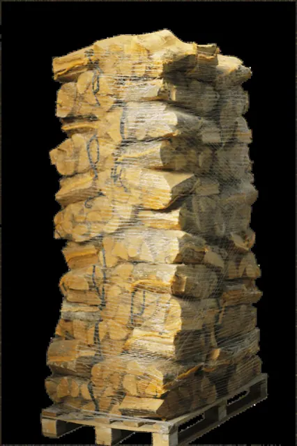 88 Netze Kammergetrocknetes gespalten Esche Brennholz 30-33 cm