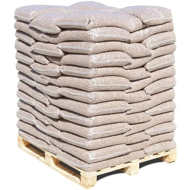 Holzpellets Hartholz Eiche 6mm, 65 x 15kg Palette